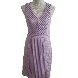 Signature Studio Lavender Lace Dress 8